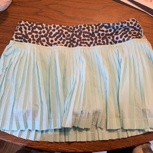 LuluLemon mint green tennis skirt